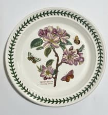 Image of NEW Portmeirion Botanic Garden Flower Plate ALMOND 8,5”/21,5cm