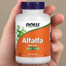 Image of 2 x NOW Foods, Alfalfa, 650 mg, 250 Tablets