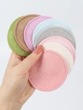 Image of 5/10/20 Pack Reusable Makeup Remover Pads Washable Face Cleansing Puff Cloth NEW