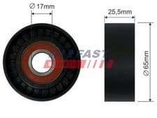 Image of FAST FT44529 Tensioner Pulley, V-ribbed belt for CITROËN,FIAT,LANCIA,PEUGEOT,SUZ