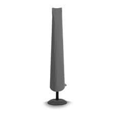 Image of All-Weather Extra Large Grey Parasol Cover with Zip 190cm 96cm