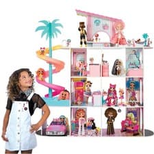 Image of LOL Surprise Doll House With 85 Surprises 4-Stories OMG Fashion Kids Playset NEW