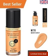 Image of 3-in-1 Liquid Foundation with SPF 20 - Warm Honey, 30 ml - Flawless Finish