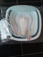 Image of Homedics foldaway luxury foot spa message with heater /keep warm function. S👀