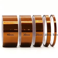 Image of 5-40mm Kapton Polyimide Adhesive Tape – Heat Resistant Insulating Tape for Board