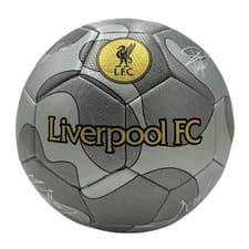 Image of Liverpool FC Official Silver Signature Camo Football Size 5 LFC