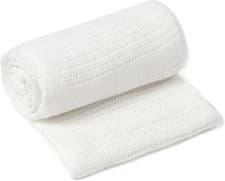 Image of Clair de Lune Soft Cotton Cellular Shawl Baby Pram Blanket White 70 x 90 cm