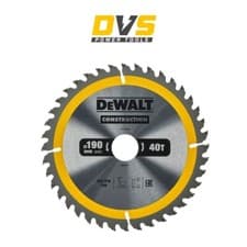 Image of Dewalt DT1945-QZ Circular Saw Blade Portable General Purpose 190mm x 30mm x 40T