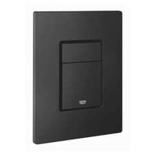 Image of Grohe Skate Cosmopolitan WC Dual Flush Button Phantom Black Wall Plate 38732KF0