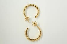Image of LINKS OF LONDON Ladies YGV Effervescence Essentials Hoop Earrings NEW RRP145