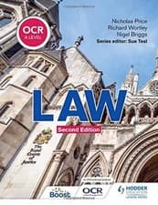 Image of OCR A Level Law Second Edition