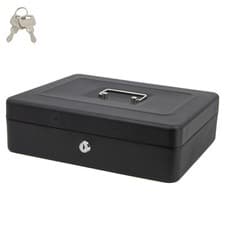 Image of Time to Sparkle 6"8"10"12" Metal Cash Box Key/Combination Safe Security Deposit