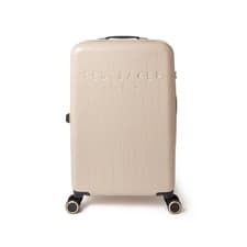 Image of Ted Baker Icon Case Medium Suitcase 68cm Putty Croc 4 Wheel Luggage Travel 77L