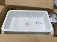 Image of Shaws Classic Butler 900 Kitchen Sink, Large Single Bowl Ceramic Sink, 84cm Wide