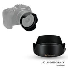 Image of JJC Lens Hood Reversible for Canon RF 16mm F2.8 Macro STM Lens on R5 R6 RP R50