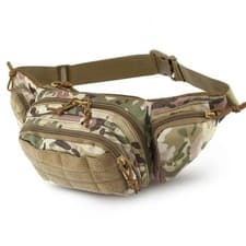 Image of Outdoor Men Tactical Waist Fanny Pack Pouch Military Camping Hiking Belt Bum Bag