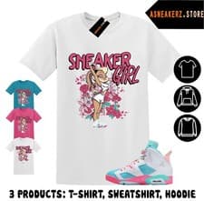 Image of Shirt Match AJ 6 Doernbecher Sneaker Matching Tee Sneakerhead Girl Lola T-Shirt