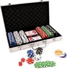 Image of M.Y Texas Hold'em Poker Set 300 Piece Set in Aluminium Case - Fast Delivery