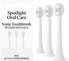 Image of Spotlight Oral Care Sonic Toothbrush Replacement Heads 3 Pack | Made by Dentist