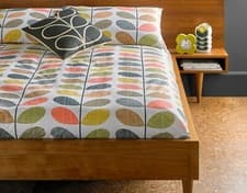 Image of Orla Kiely Scribble Stem SINGLE Duvet Cover and 2 Pillowcase Set New & Sealed