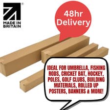 Image of Long / Tall Double Wall Cardboard Shipping Boxes - Long Packing Box | Made in UK