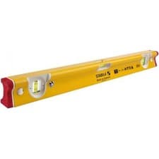 Image of Stabila R-Type 3 Vial Level 120cm - 48" Robust Builders Spirit Level - Shock Res