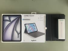 Image of Apple iPad Air 2024 M2 11-Inch Wi-Fi 128GB+ Metapen + Case + Combo Touch BUNDLE