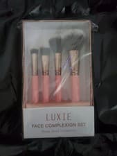 Image of 4 Piece LUXIE FACE COMPLEXION Rose Gold Collection Brush Set  * New In Box