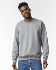 Image of Gildan Heavy Blend Adult Crew Neck Plain Sweatshirt Jumper Pullover