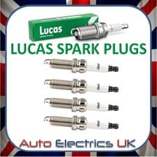 Image of BMW CITROEN MINI PEUGEOT NGK PLZKBR7B8G PLZKBR7B8DG SPARK PLUGS LUCAS LSP021 X 4