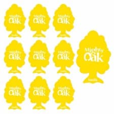 Image of 10 x Mighty Oak Hanging Car Air Freshener Freshner Fragrance Scent - VANILLA