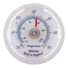 Image of Brannan 65mm Slate Blue Dial Thermometer C&F Ideal for Home & Garden