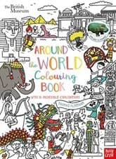Image of British Museum: Around the World Colouring Book (Colouring Books)
