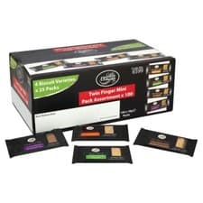 Image of Cafe Bronte Twin Mini Variety Biscuits Pack of 100 NWT859