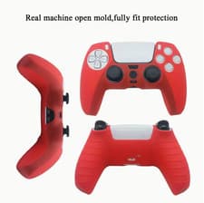 Image of Game Controller Grip + Thumbstick Cap Set – Compatible with PS5 Controllers