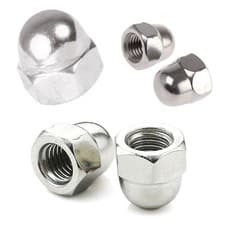 Image of DOME NUT A2 Stainless Steel Hex Acorn Cap Nuts M3 M4 M5 M6 M8 M10 M12 DIN1587