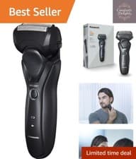 Image of Panasonic ES-RT37 3-Blade Electric Shaver - Wet/Dry, Waterproof, Rechargeable