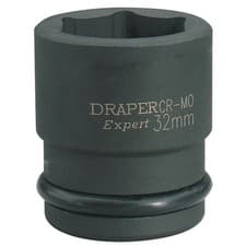 Image of Draper Expert HI-TORQ 6 Point Impact Socket Hardened 3/4" Square Drive 32mm