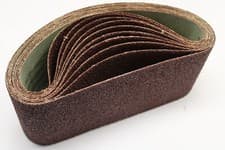 Image of Sanding Belts 100mm x 610mm 36 Grit -120 Grit Belt sander Pack of 10 belts