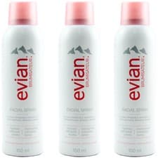 Image of Evian Spring Water Refreshing Spray 3 x 150ml Facial Spray - Revives the Skin -