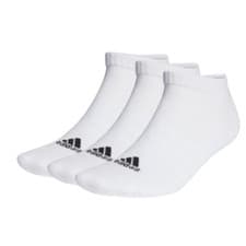 Image of Adidas Mens Womens Fully Cushioned 3 Pairs Sports Ankle Trainer Socks UK Size