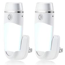 Image of 2 Pack 4 in 1 Rechargeable LED Flashlight Motion Detection LED Emergency Lights