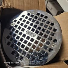 Image of PROFLO PF42845 6" Plated Grate with 4" Adjustable Drain - Chrome READ