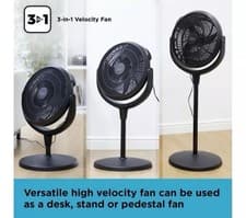 Image of BLACK + DECKER 3-in-1 16" Pedestal Fan BXFP51001GB Black
