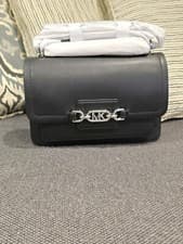 Image of Michael Kors Heather Large Leather Shoulder Bag
