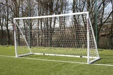 Image of Samba Fold-a-Goal Football Goal Posts Net Portable Folding Locking Various Sizes