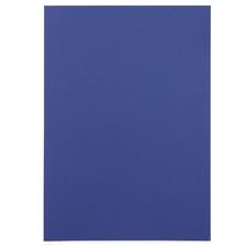 Image of GBC A4 Leather grain Binding Covers - Blue - pack of 100 [CE040029]