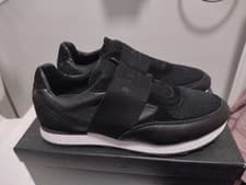 Image of Radley Black Slip On Trainers New