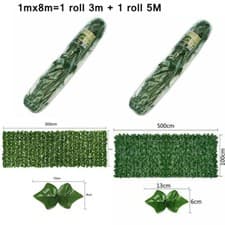 Image of 9M Artificial Hedge Ivy Leaf Garden Fence Wall Balcony Privacy Screening Trellis