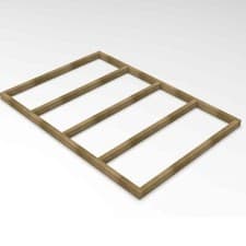 Image of Shed Base 7 x 5ft Forest Garden Pressure Treated for Overlap Sheds
